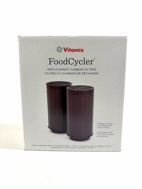 Vitamix Food Cycler FC-50 FC30 2 Pack Carbon Filters New
